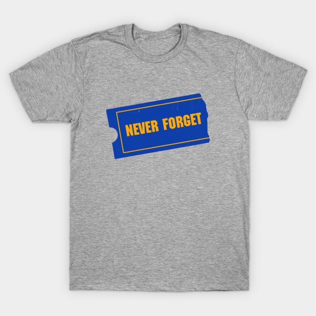 Never Forget - Blockbuster T-Shirt by BodinStreet